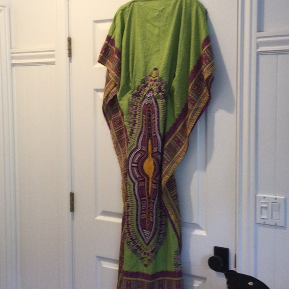 Green maxi caftan - Picture 5 of 5